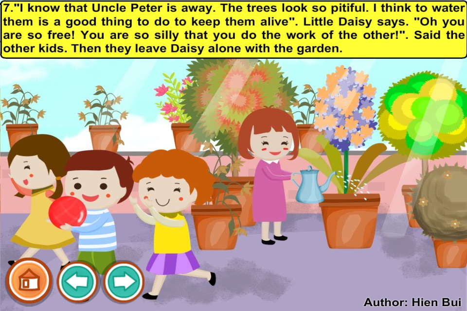 A good work in the garden (story and games for kids) screenshot 2