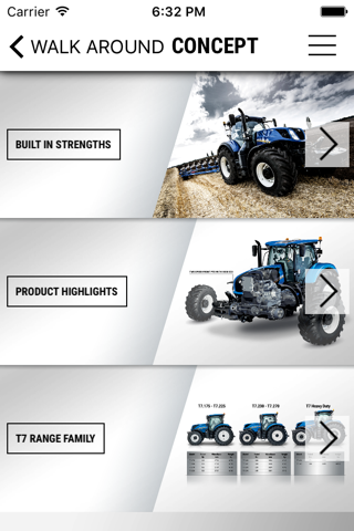 New Holland Agriculture T7 Heavy Duty range app screenshot 3