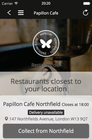 Papillon Cafe screenshot 2