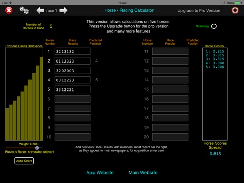 Horse - Racing Calculator screenshot 4