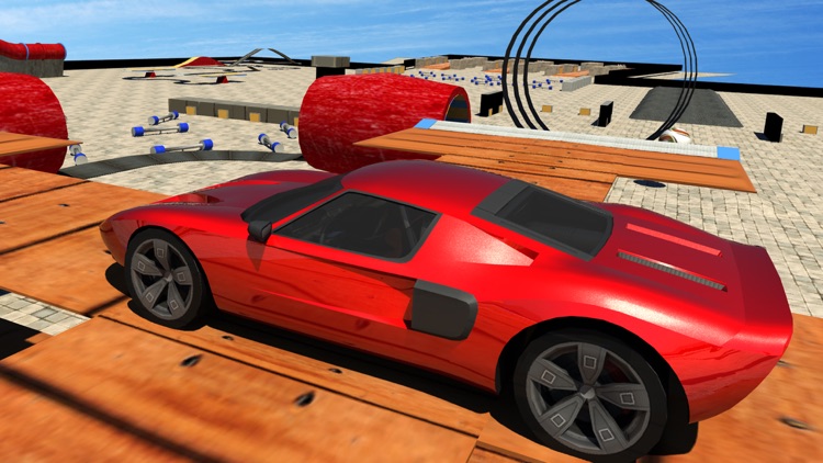 crazy car stunt racing game