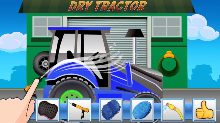 Tractor Washer: Farming Tractor Wash House screenshot-3