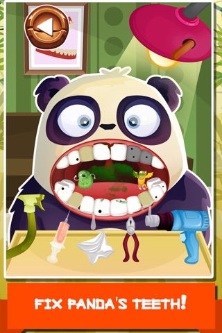 Big Nick's Panda Dentist Story 3.0 – Office Rush Games for Kids Free screenshot 2