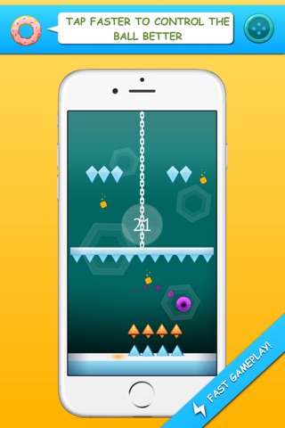 Spiky Fall - Endless bouncing game screenshot 3