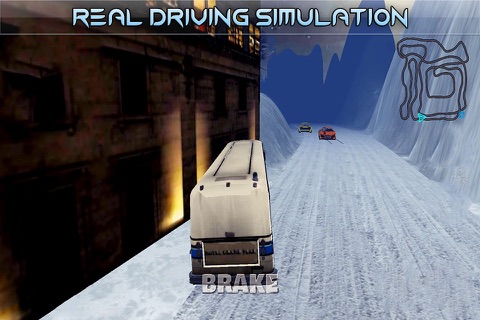 Drive Winter Tourist Bus Transporter 3d Pro screenshot 4