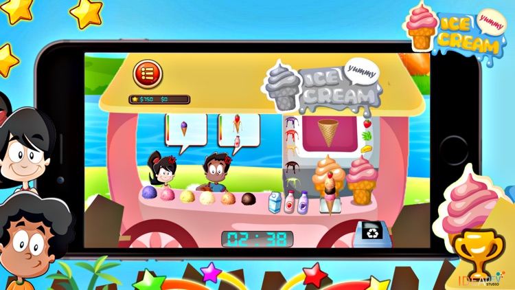 Ice Cream Maker - Kids Cooking Games FREE screenshot-3