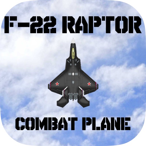 Lockheed Martin F-22 Raptor Combat Plane : War Air Strike Free Game Icon