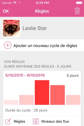 Lady Biz - Period Tracker and Fertility Calendar screenshot 4