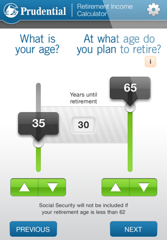 Prudential Retirement Income Calculator screenshot 2