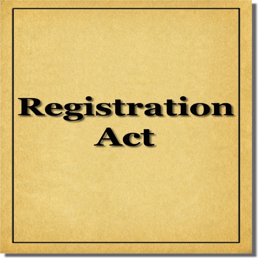 The Registration Act 1908 icon