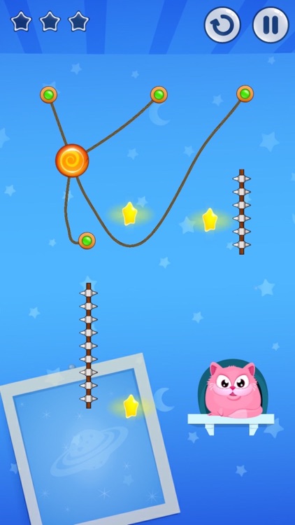 Slice the Candy Swing Cat Nibblers Free Puzzle Games screenshot-4