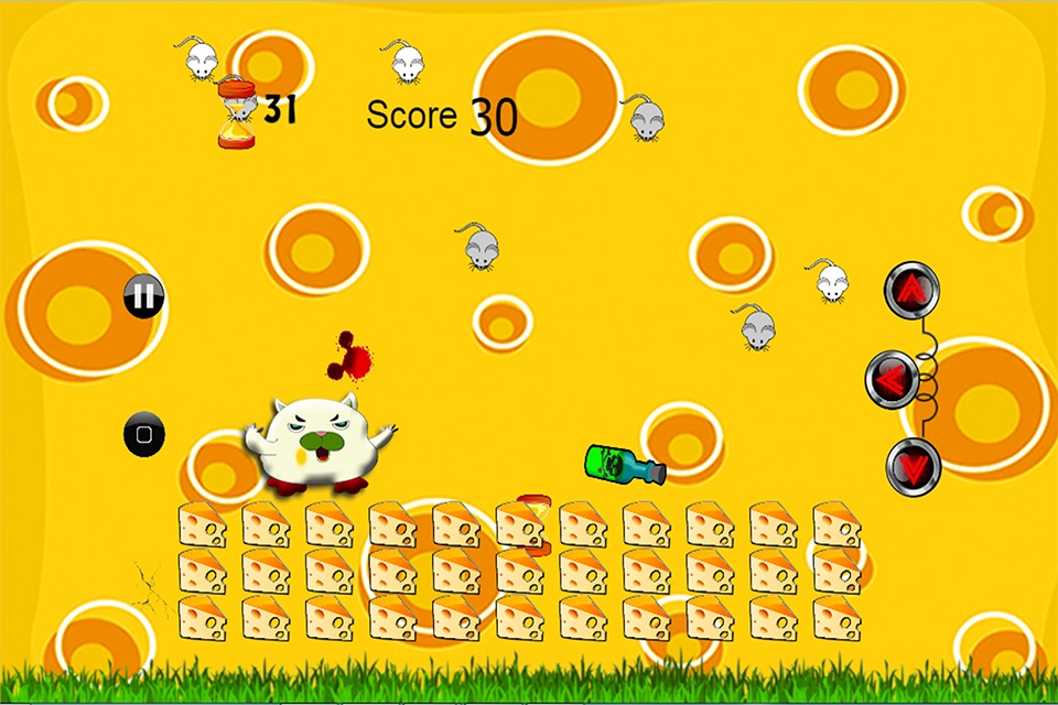 cat mouse cheese protect kids game screenshot 3