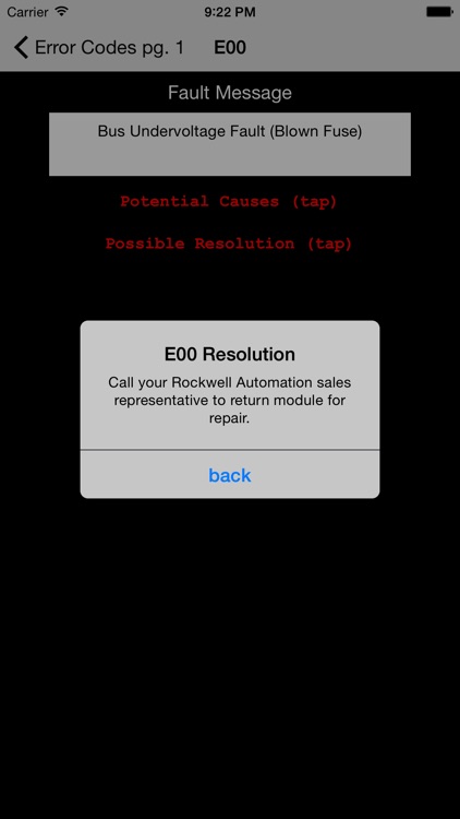 Kinetix 6000 Error Codes screenshot-3