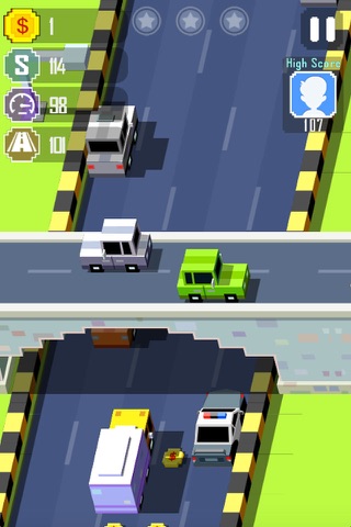 Crossy Highway : Subway Drive screenshot 3