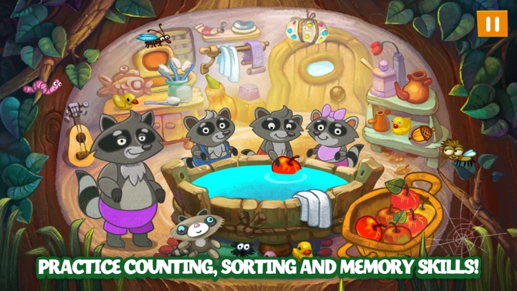 Funny Forest Family – Interactive story about animals for kids screenshot-3