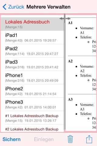 Lite Comprehensive AddressBook screenshot 4