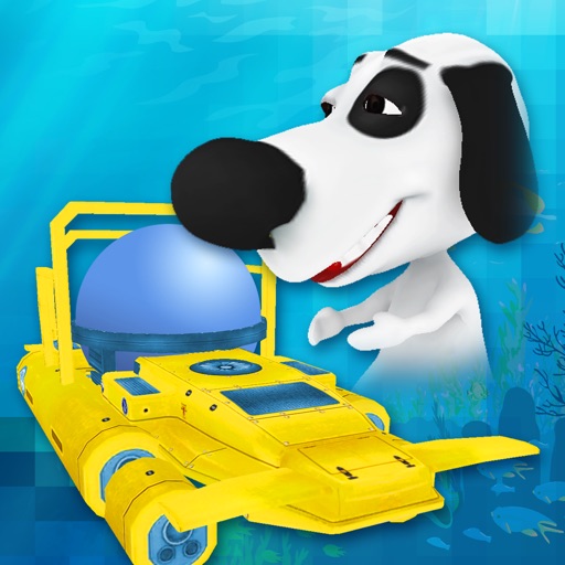 Bubble Head Dog Submarine - FREE - Underwater U-Boat Jump & Dive K9 Race Icon