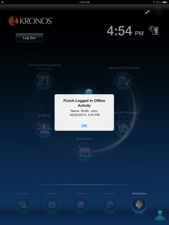 Kronos Workforce Tablet for iSeries