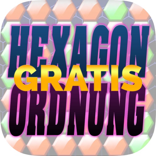 Hexagon Ordnung Gratis - Sortiere die Sechsecke nach Farben iOS App