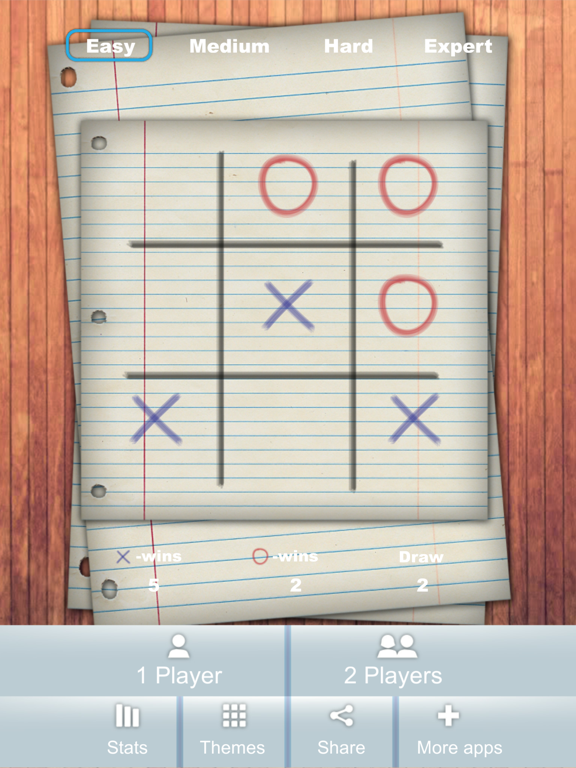 Крестики Нолики (Tic Tac Toe) для iPad