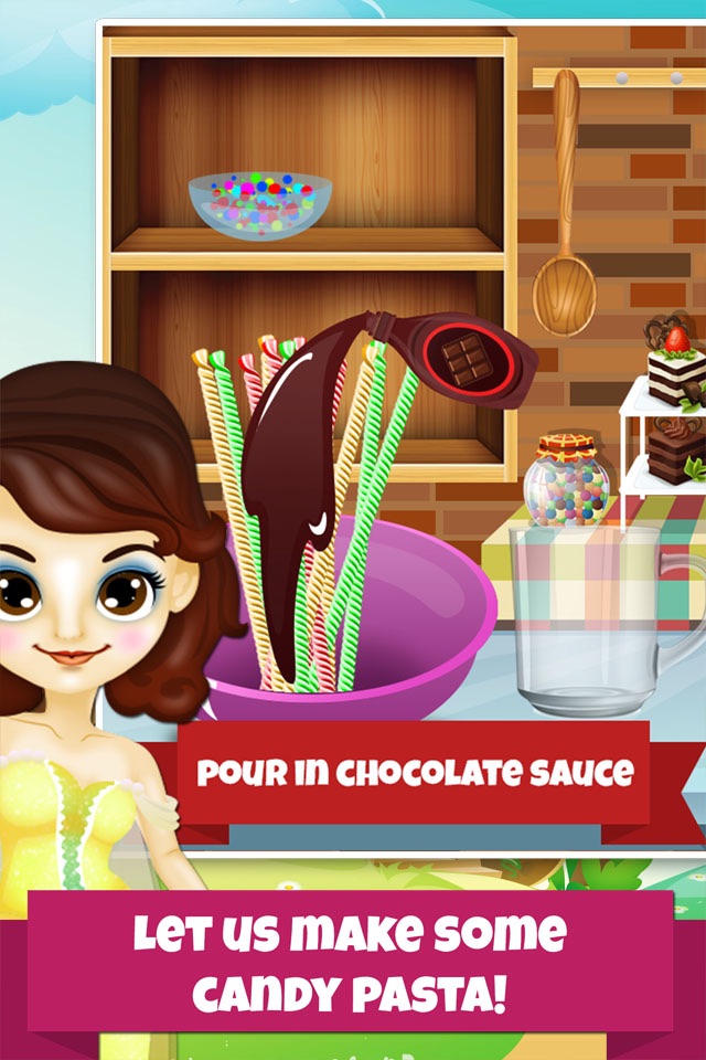 Pizza Dessert Maker Salon - Candy Food Cooking & Cake Making Kids Games for Girl Boy! screenshot 4