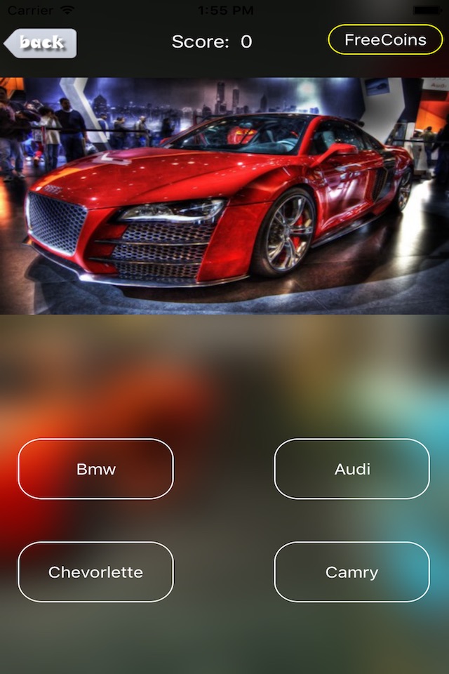 Cars Quiz - Find the correct car screenshot 4