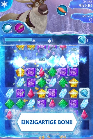 Disney Frozen Free Fall Game screenshot 3