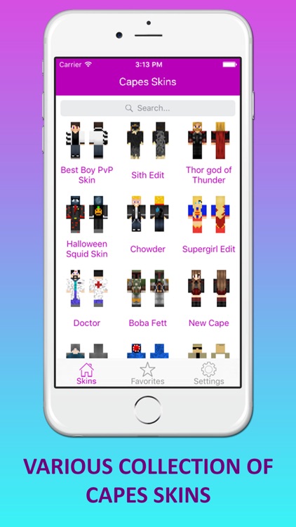 Capes Skins - Best Skins for Minecraft Pocket Edition
