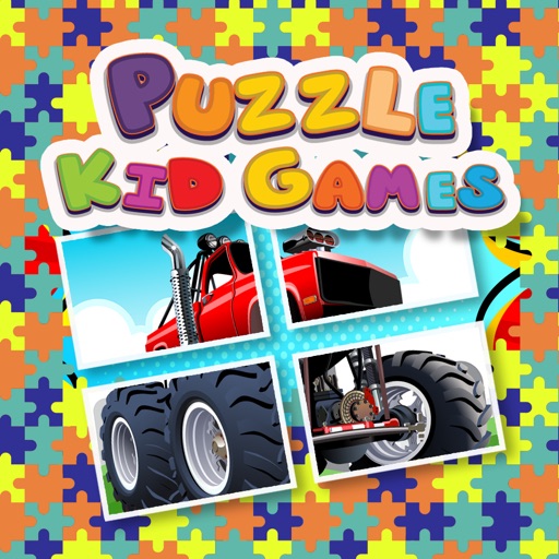Puzzle Kids Games For Big Foot Trucks icon