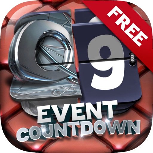 Event Countdown Fashion Wallpaper  - “ 3D Effect ” Free