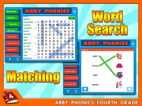 Abby Phonics - Fourth Grade HD Free Lite screenshot 3