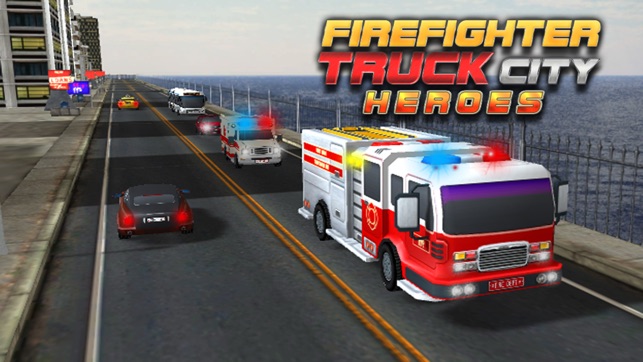 Fire truck emergency rescue 3D simulator free 2016(圖1)-速報App