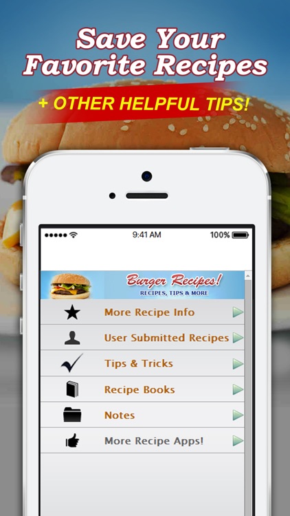 Burger Recipes!! screenshot-3