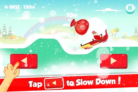 Santa Sleigh Christmas Rush - Winter Racing Madness for Presents screenshot 3