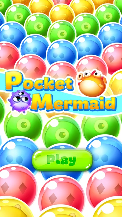 Pocket Mermaid - Pop bubble shooter game of crush happy birds inside world screenshot-3