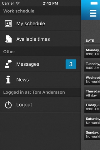 TimePlan Employee App screenshot 2