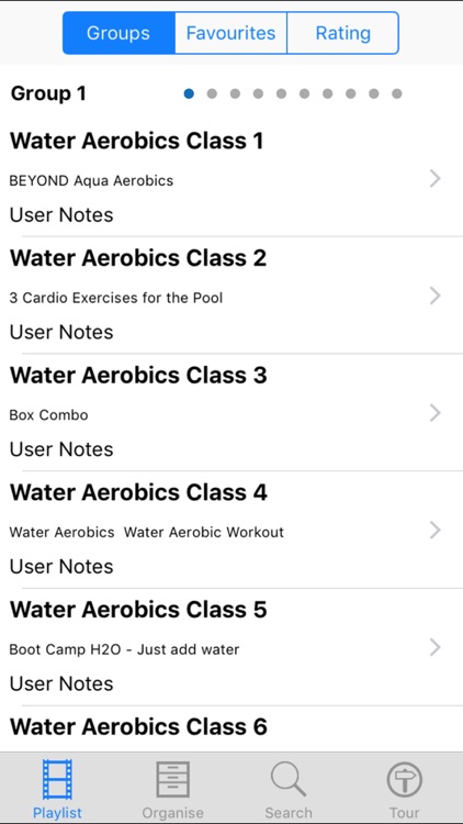 Water Aerobics Class