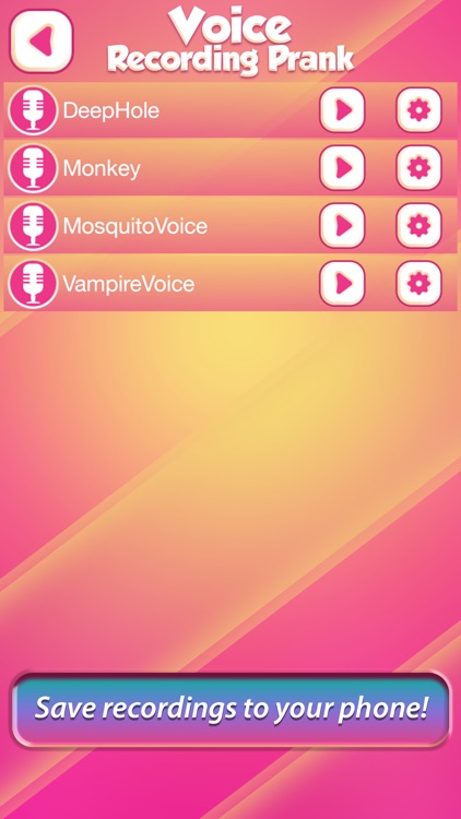 Voice Recording Prank Sound Changer - Record & Morph your Speech with Funny Audio Effects screenshot-3