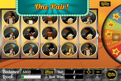 Pharaoh Slots - Las Vegas Casino - Bet, Spin & Win - Free Slot Machine Games! screenshot 3