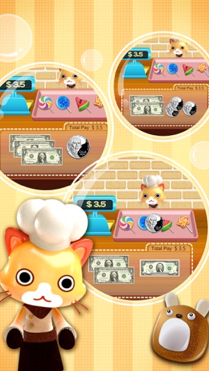 Bakery Shop 阿毛的糕點房 -生活中的錢幣數學Coin Math Game for kids(圖4)-速報App