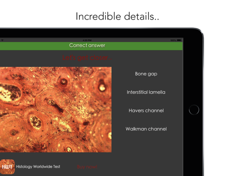 Histology Worldwide Test Lite for iPad screenshot 3