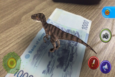 AR Dino World(Augmented Reality + Cardboard) screenshot 4