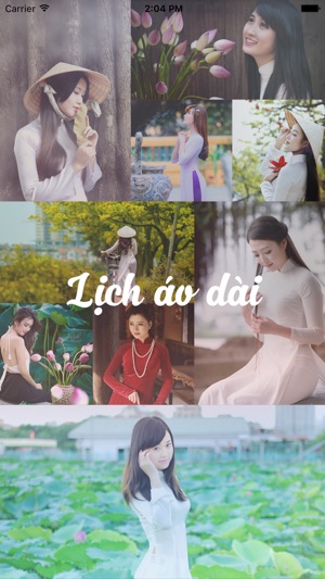 Lịch Áo Dài 2016(圖2)-速報App