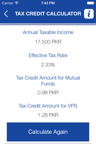 Tax Credit Calculator (Mutual Funds/VPS) - Jamapunji screenshot 3