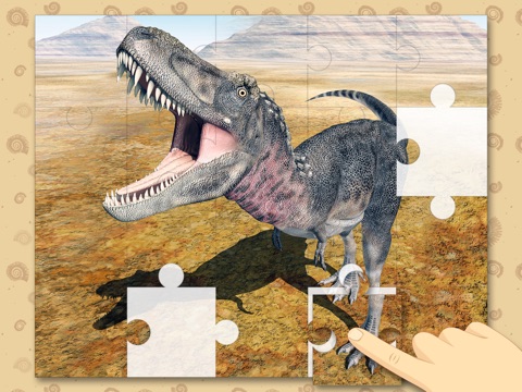 Dinosaurs Prehistoric Animals Jigsaw Puzzles : logic game for preschool kids screenshot 4