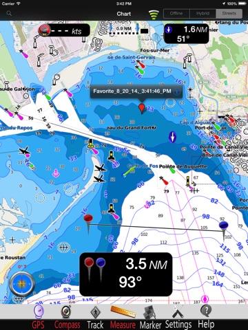 Cote d'Azur Nautical Chart pro screenshot 3