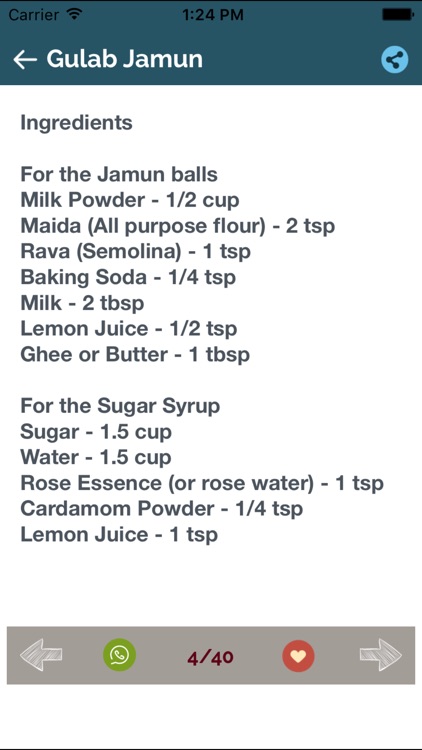 Indian Desserts & Sweets Recipes : Sweet Flavors screenshot-3