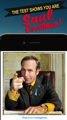Snímek obrazovky 1 Which Character Are You? - Personality Quiz for Better Call Saul & Breaking Bad iphone