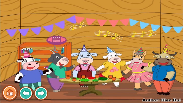 The story of cow and goat (Story and games for kids) screenshot-3