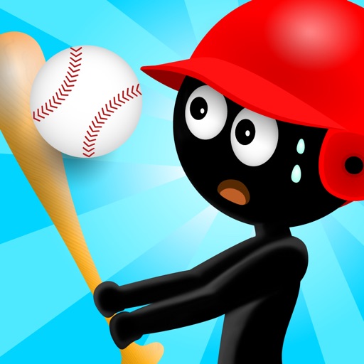 Stickman Baseball Icon